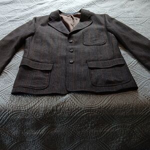 T. Harris‎ Brown Lambswool Blazer